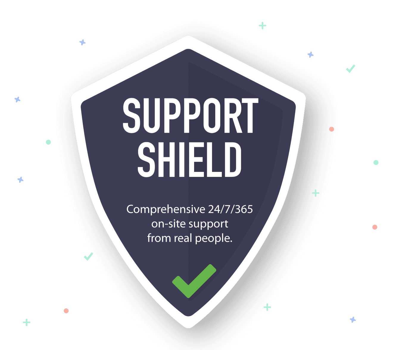 ManagedWay Support Shield: comprehensive 24/7/365 on-site support